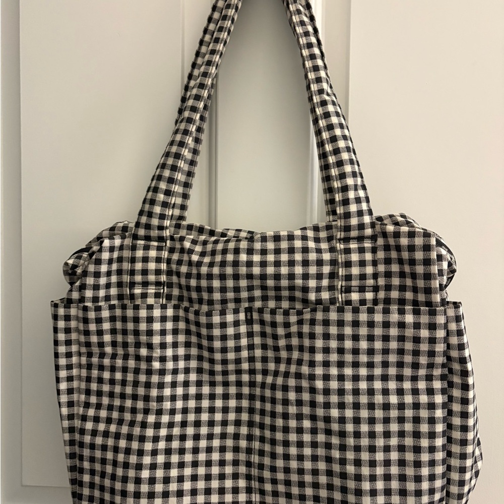 BAGGU Small Cloud Carry On - Gingham